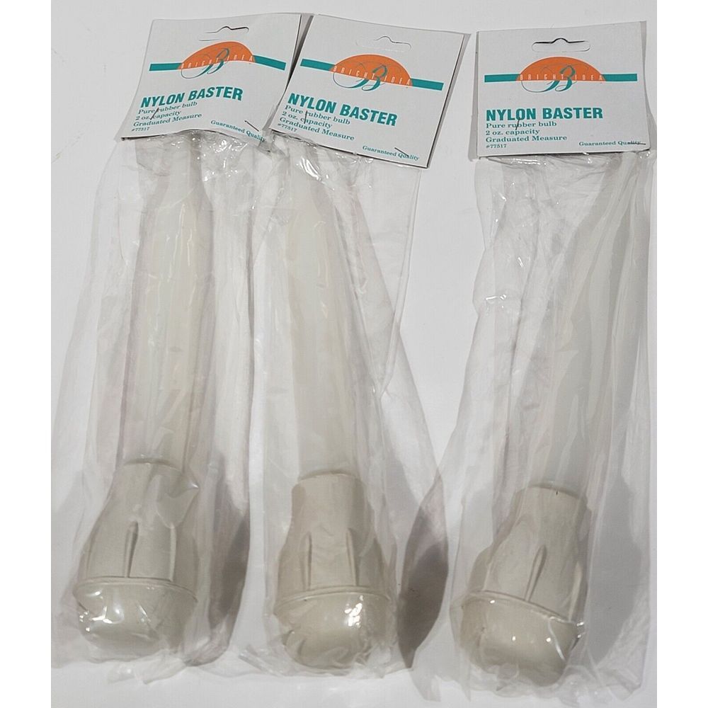 3 PCS Meat & Poultry Baster Heat Resistant BPA Free Turkey Syringe Flavor 30ML